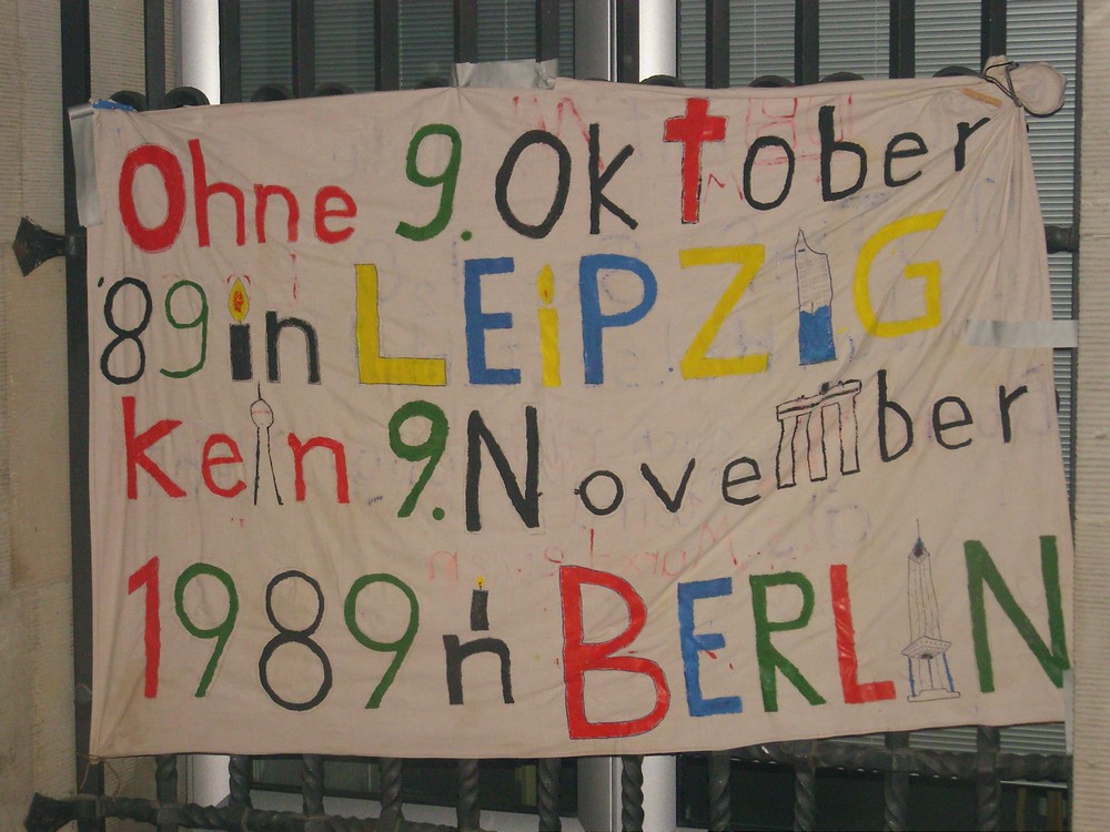 Il 9 ottobre di Lipsia